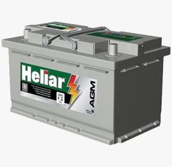Bateria Heliar 12V AG80 KD