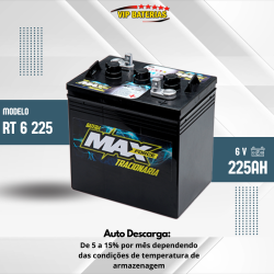 Bateria tracionaria Maxforce RT6 225 ah